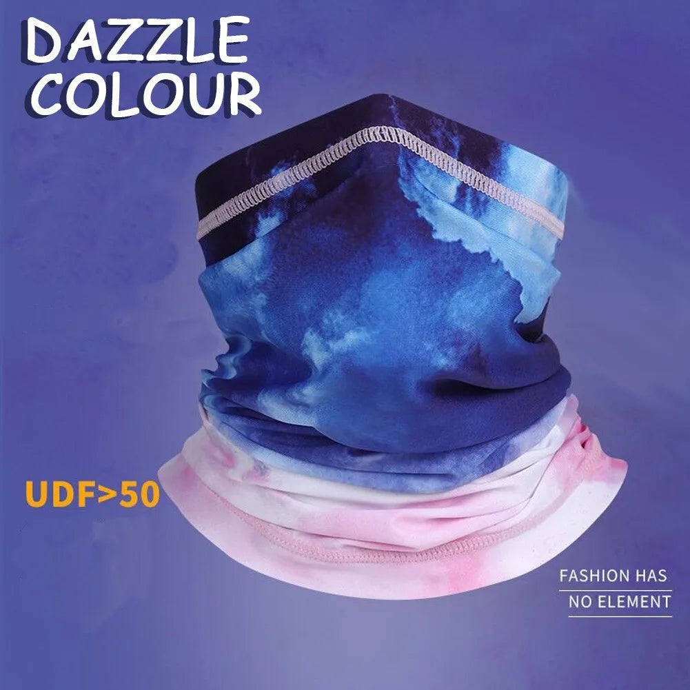 Cooling Neck Gaiter Sun Shield Bike Cycling Face Mask Hiking Outdoor Sports Balaclava Hood Bandana Scarf for Men Women