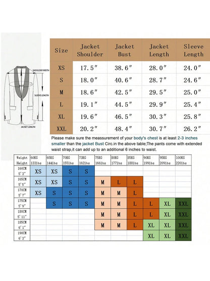 Men's two-piece slim-fitting floral tuxedo suit, paisley lapel single-button single-breasted suit jacket and pants set, suitable