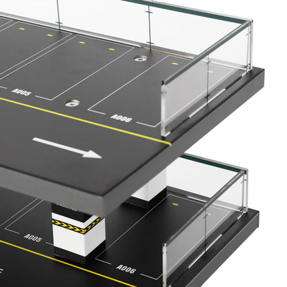 1/64 Parking Lot Toy Car Model Storage Rack Display Cabinet Kids Room Decor Xmas Gift Toys for Baby Boys Girls