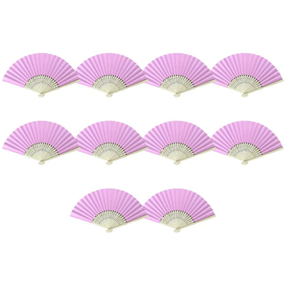 1/20/30Pcs White Foldable Paper Fan Portable Chinese Bamboo Fan Wedding Gifts for Guest Birthday Party Decoration Kids Painting