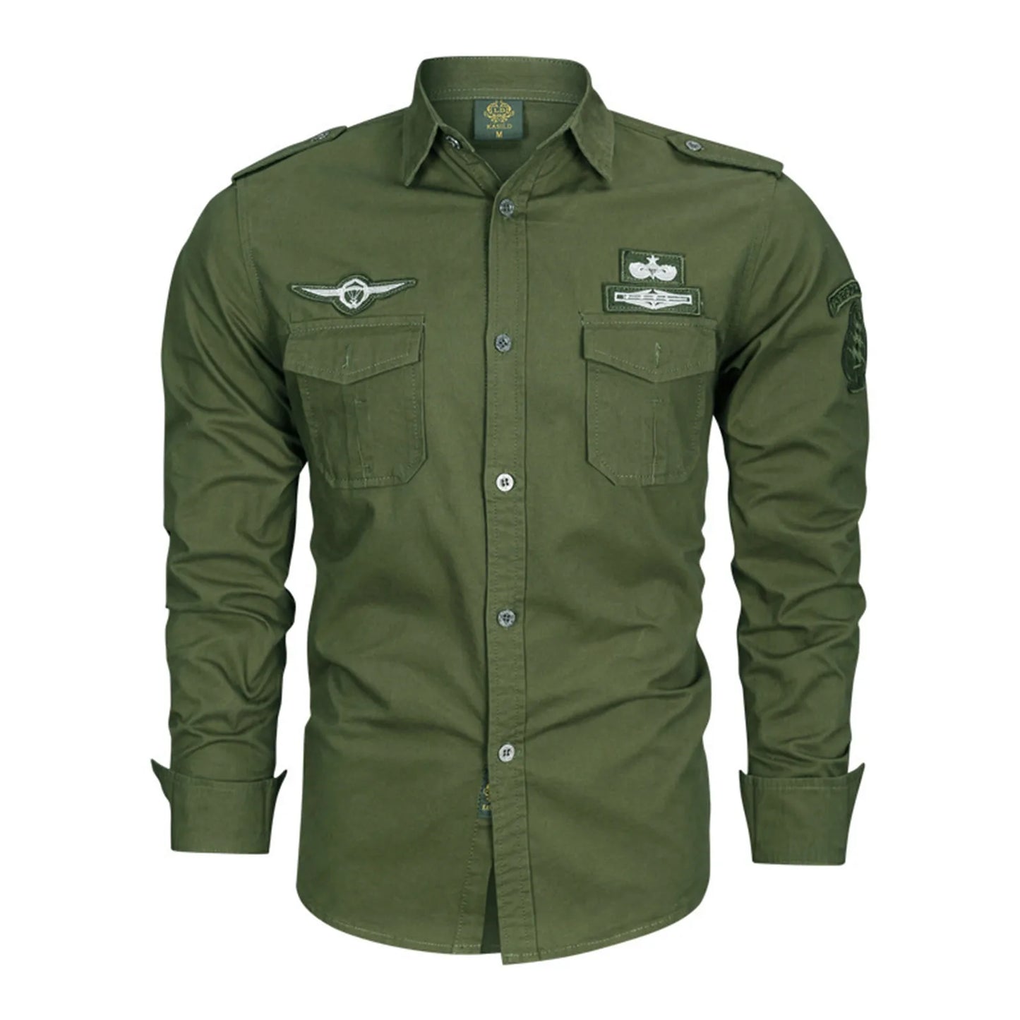 Men'S Solid Color Linen Shirt Mens Spring And Autumn Outdoor Tooling Solid Color Casual Long Sleeved Shirt VêTement Homme