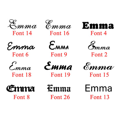 Personalized Enamel Zircon Necklace Colorful Enamel Name Necklace Christmas Gift for Daughter Bridesmaid Gifts For Woman Jewelry